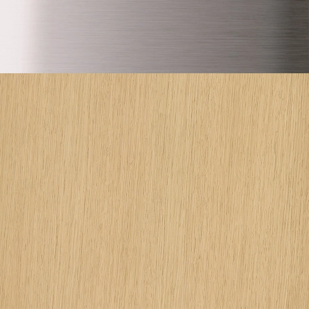 Rift Oak with Brushed Nickel Trim