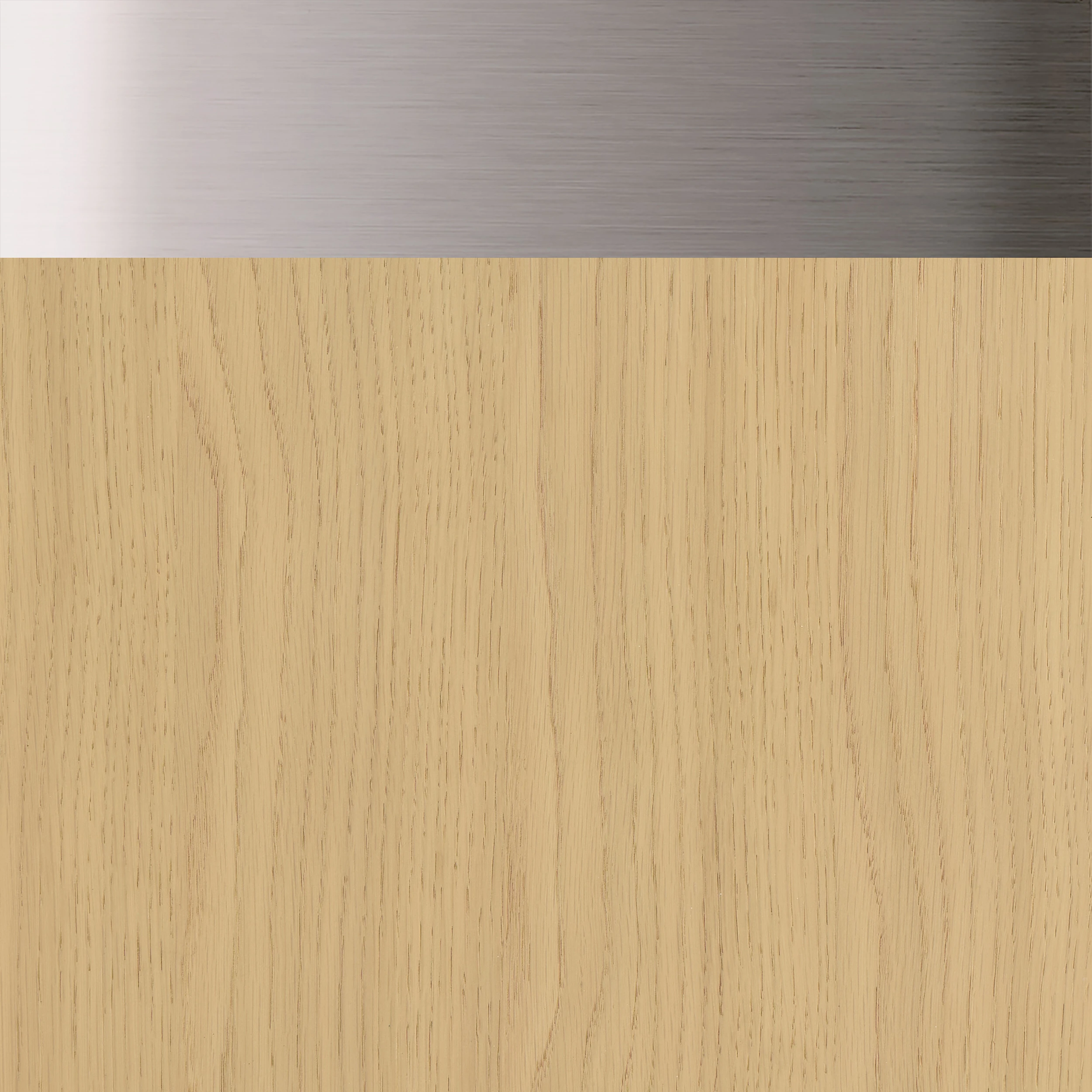 Scandinavian Oak with Brushed Nickel Trim