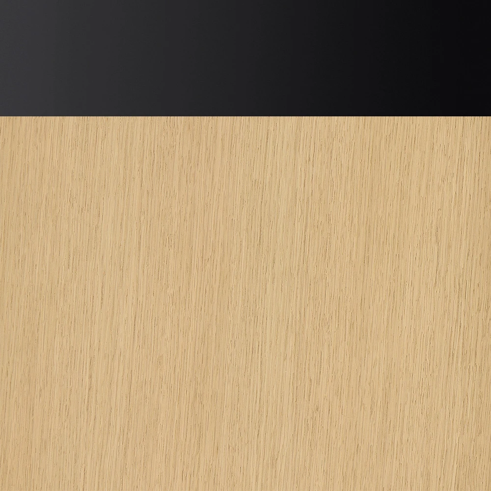 Rift Oak with Matte Black Trim