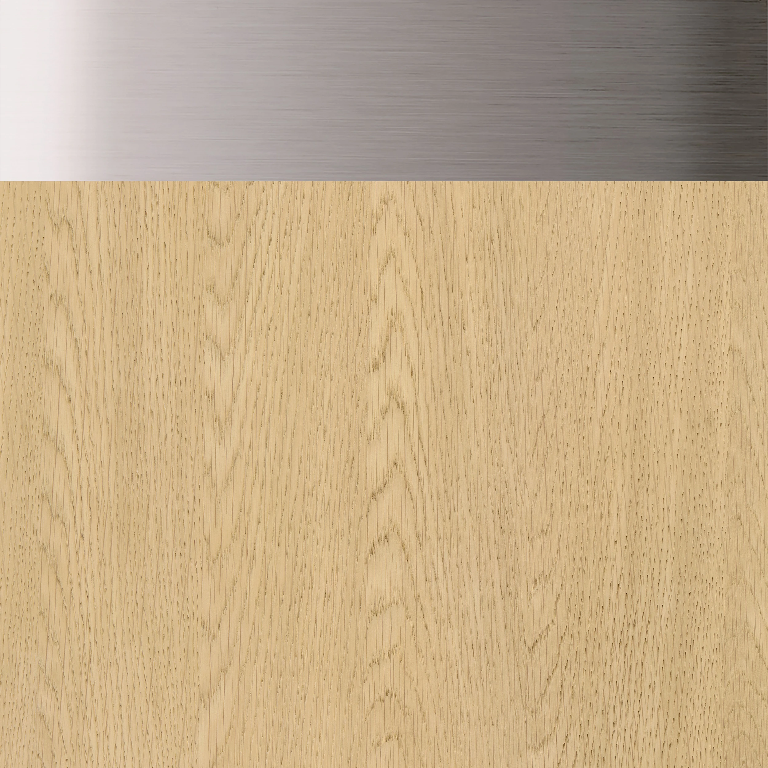 Scandinavian Oak with Brushed Nickel Trim