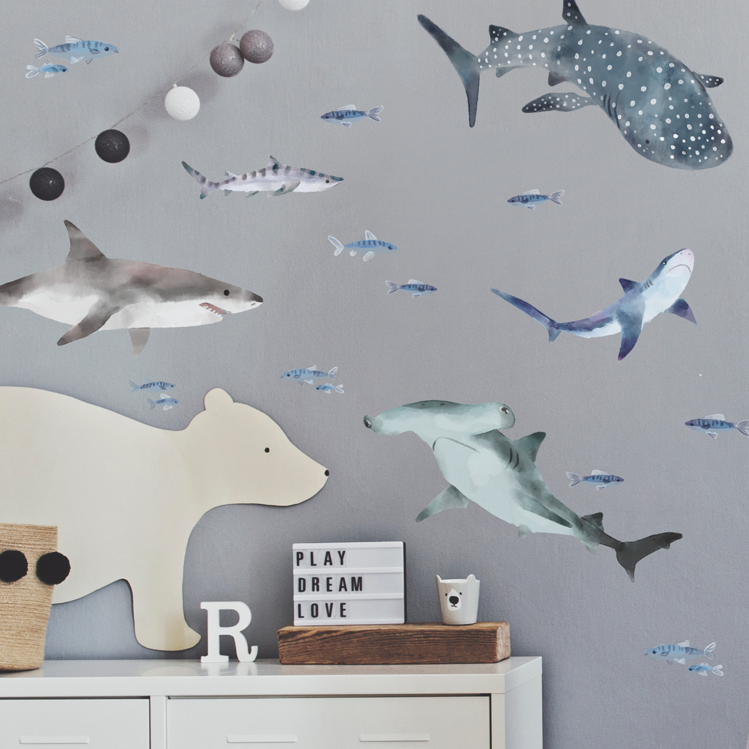 Shark Decal Code Sharks Wall Decals | York Design Group Product Catalog