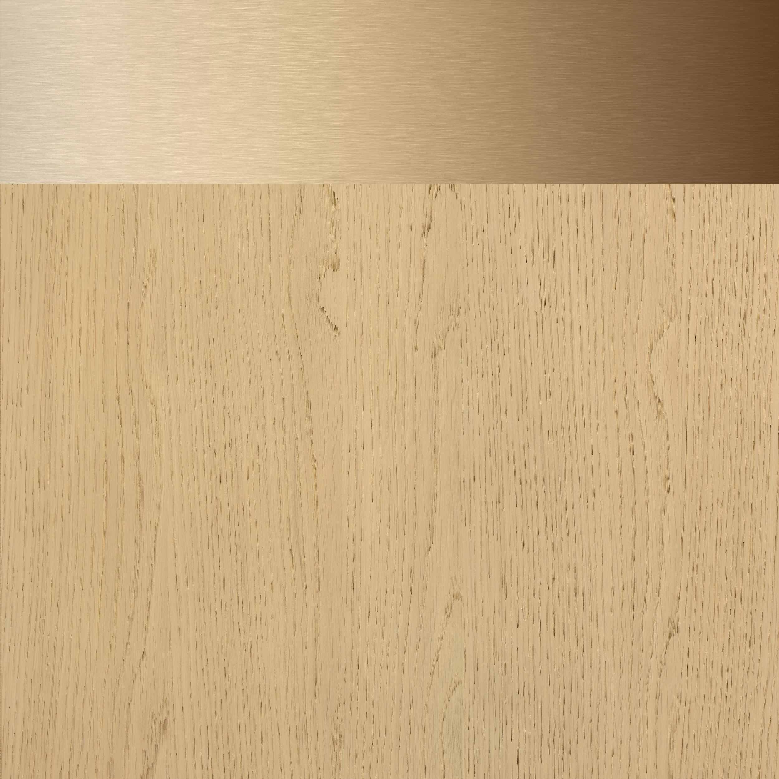 Scandinavian Oak with Satin Bronze Trim