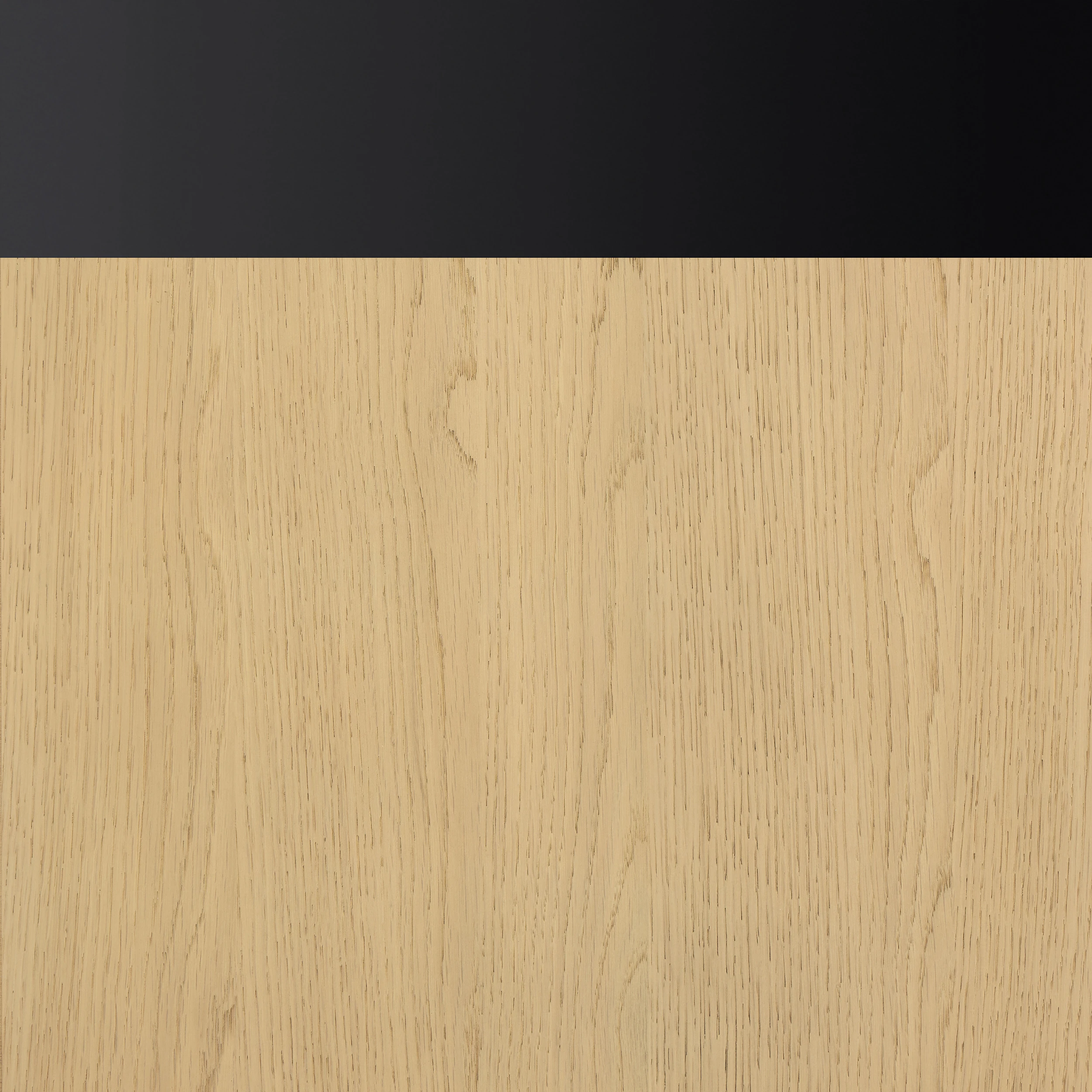 Scandinavian Oak with Matte Black Trim