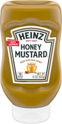 Heinz 100% Natural Honey Mustard with Real Honey, 15 oz Bottle image