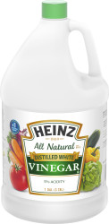Heinz All Natural Distilled White Vinegar 5% Acidity, 1 gal Jug image