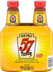 Heinz 57 Sauce, 2 ct Pack, 20 oz Bottles image