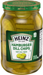 Heinz Hamburger Dill Chips, 16 fl oz Jar image