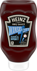 Heinz Kansas City Style Sweet & Smoky BBQ Sauce, 20.2 oz Bottle image
