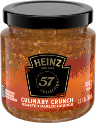 Heinz 57 Collection Culinary Crunch Roasted Garlic Crunch Sauce 5.6 fl oz image