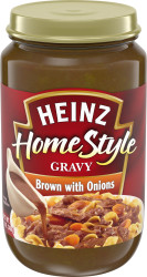 Heinz HomeStyle Brown with Onions Gravy, 12 oz Jar image