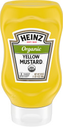Heinz Organic Yellow Mustard, 20 oz Bottle image