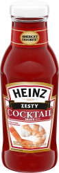 Heinz Zesty Cocktail Sauce, 12 oz Bottle image