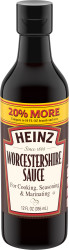 Heinz Worcestershire Sauce, 12 fl oz Bottle image