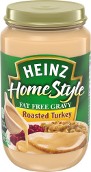 Heinz HomeStyle Roasted Turkey Fat Free Gravy, 12 oz Jar image