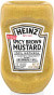 Heinz 100% Natural Spicy Brown Mustard, 14 oz Bottle image
