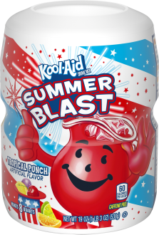 Kool-Aid Tropical Punch Drink Mix 19 oz. Canister image