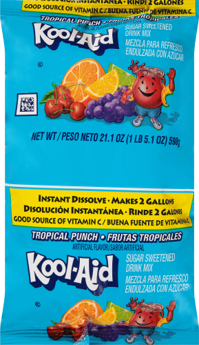 KOOL-AID Sugar Sweetened Soft Drink Tropical Punch