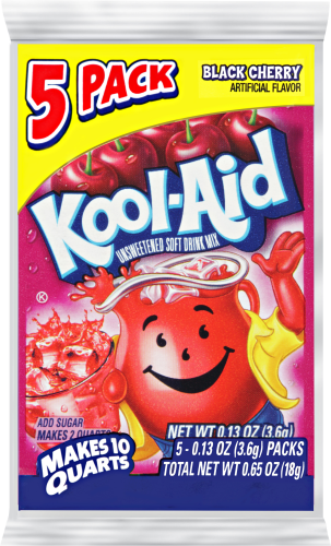 Kool-Aid Black Cherry Unsweetened Soft Drink Mix 5-0.13 oz. Packs