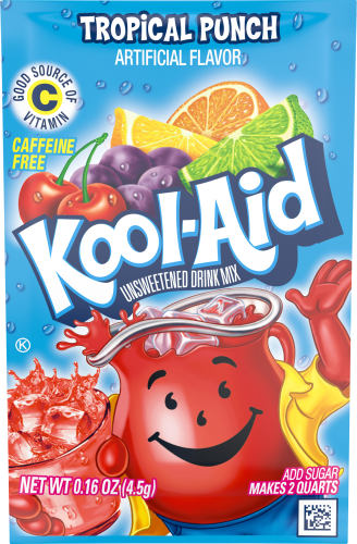 Kool-Aid(R) Tropical Punch Unsweetened Drink Mix 5-0.16 oz. Packets