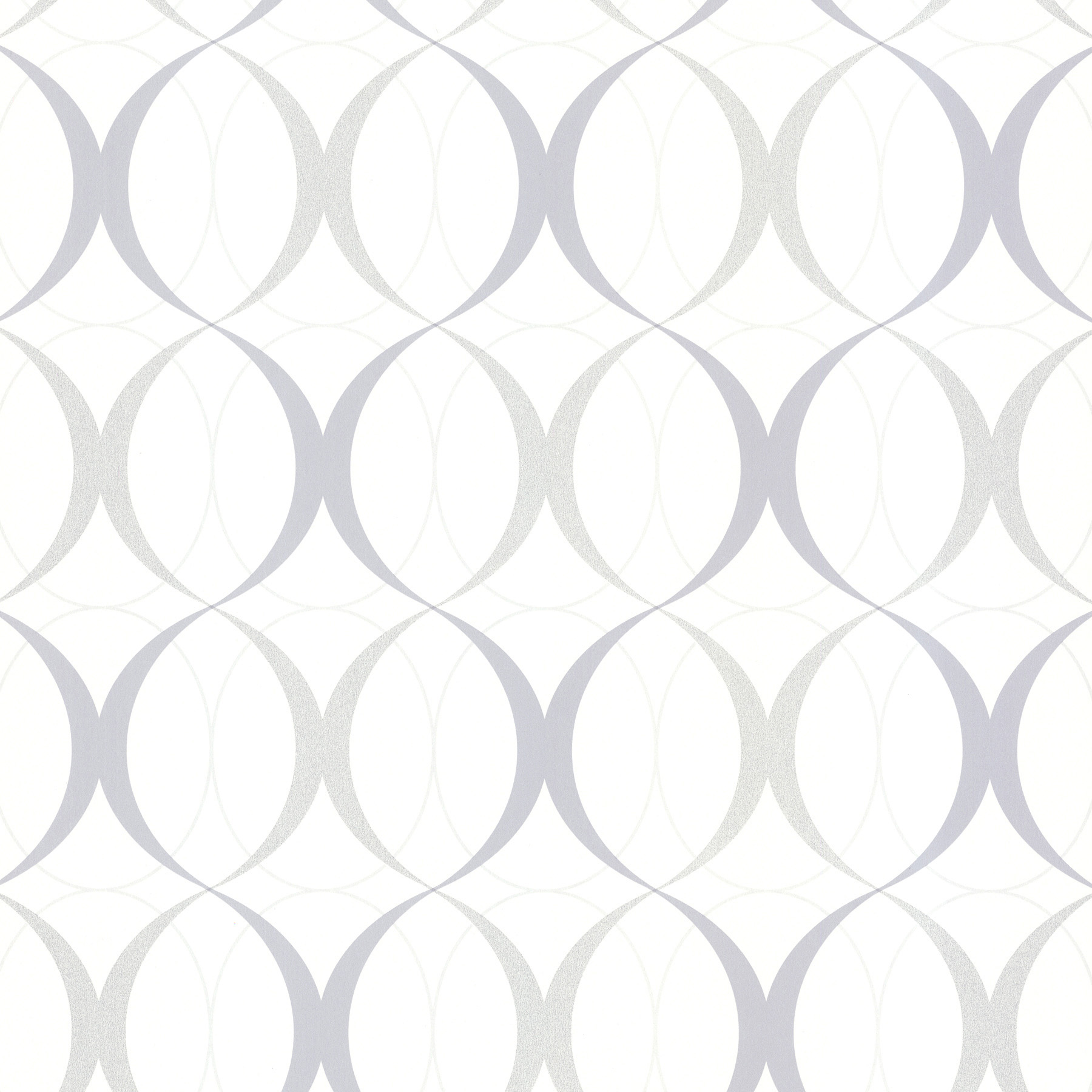 Rosten Grey Retro Orb Wallpaper | York Design Group Product Catalog