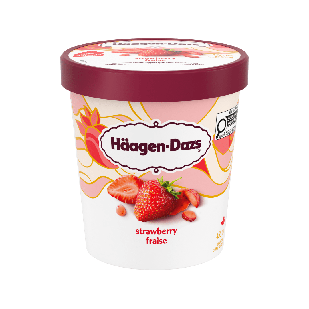 Haagen-Dazs Strawberry 8x450ml CA