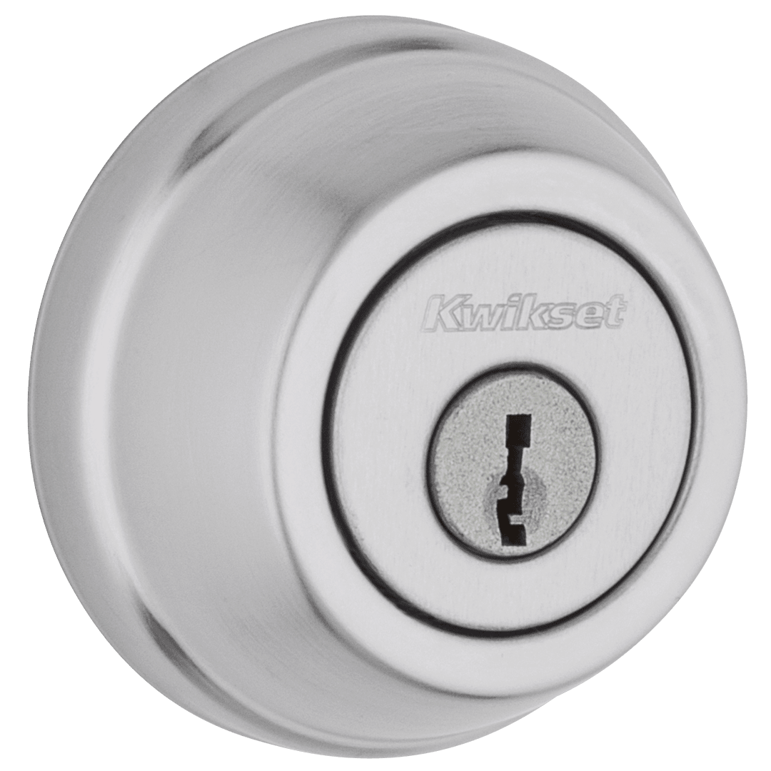 785 Deadbolt, Keyed Both Sides, in Satin Chrome
