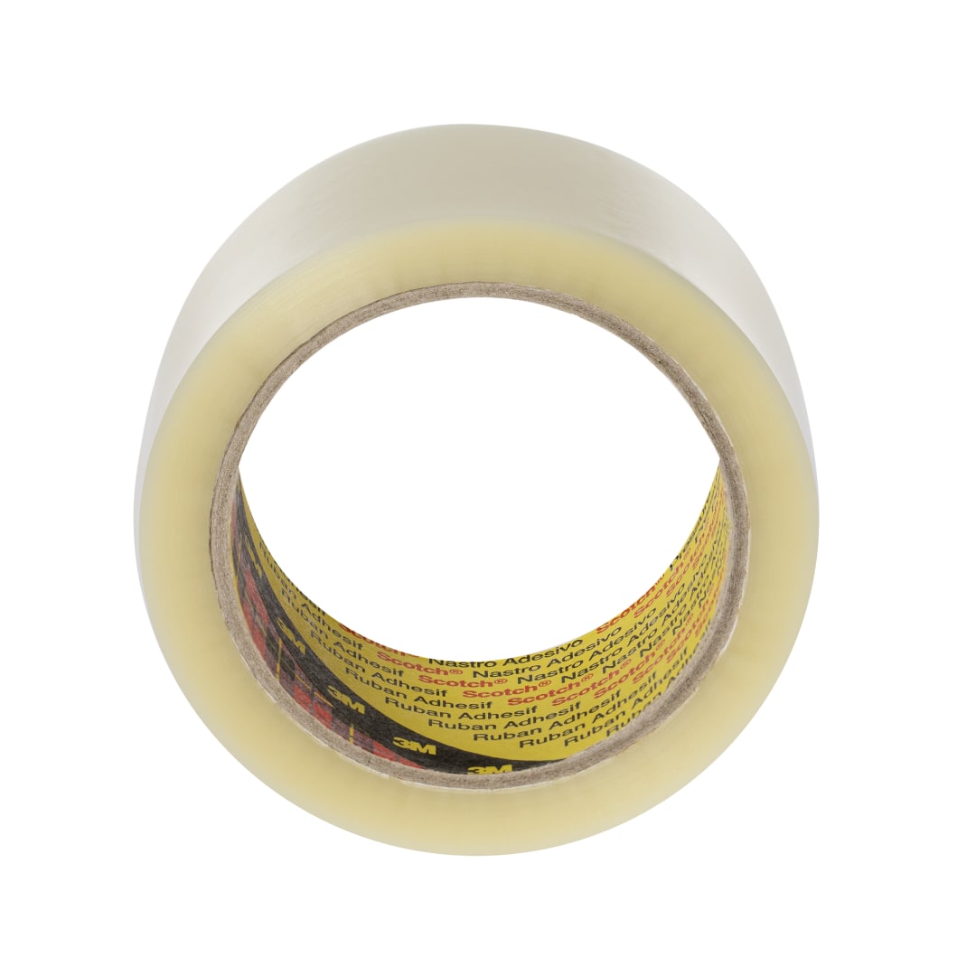 Scotch® Box Sealing Tape 371, Transparent, 25 mm x 66 m