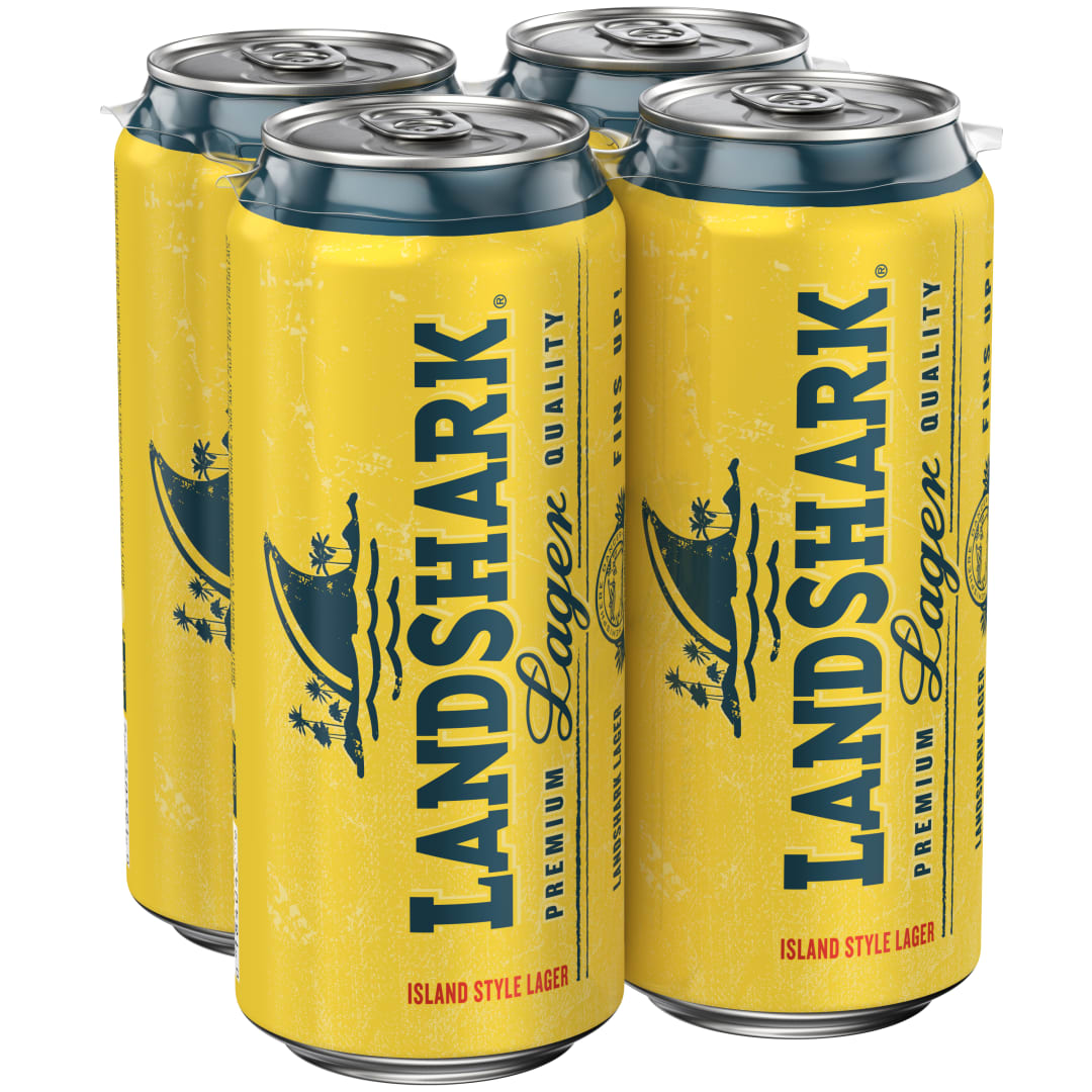 Landshark Island Style Lager, 16 fl. oz. Cans, 4.6% ABV
