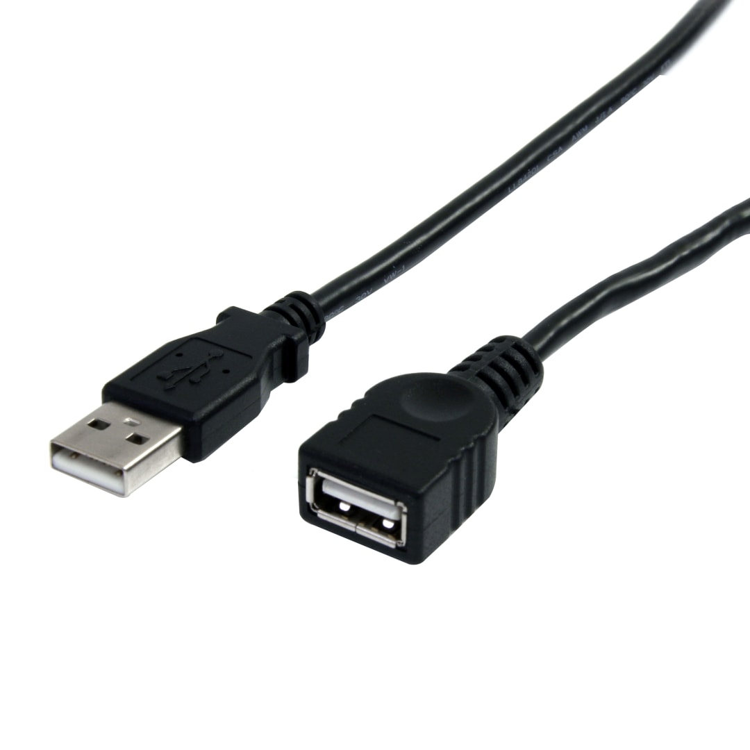 10ft Black USB 2 0 Extension Cable A to A M F