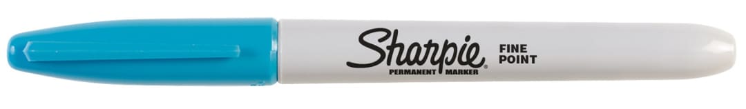 SHARPIE FINE OS 6 TURQUOISE