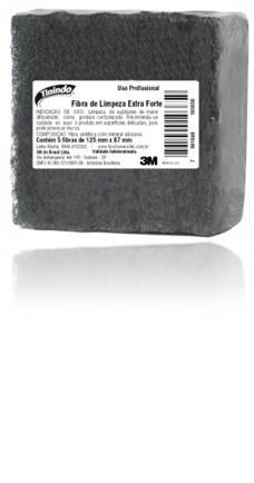Fibra de Limpeza Extra Forte Tinindo para Limpeza Profissional – 87 x 125mm