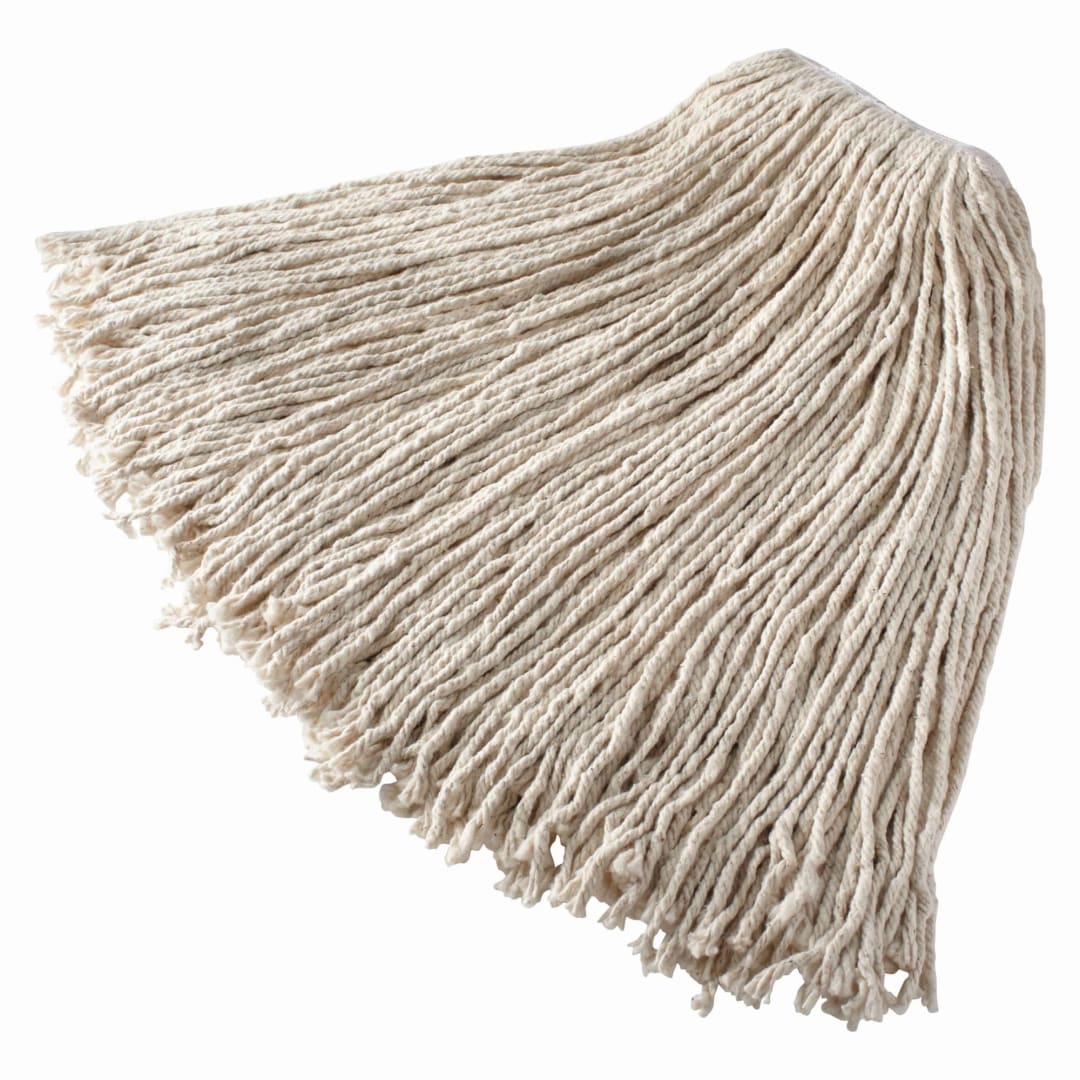 Rubbermaid Commercial Products Value Pro X-Large 32 OZ Pro Cotton Wet Mop, 1" Headband, White