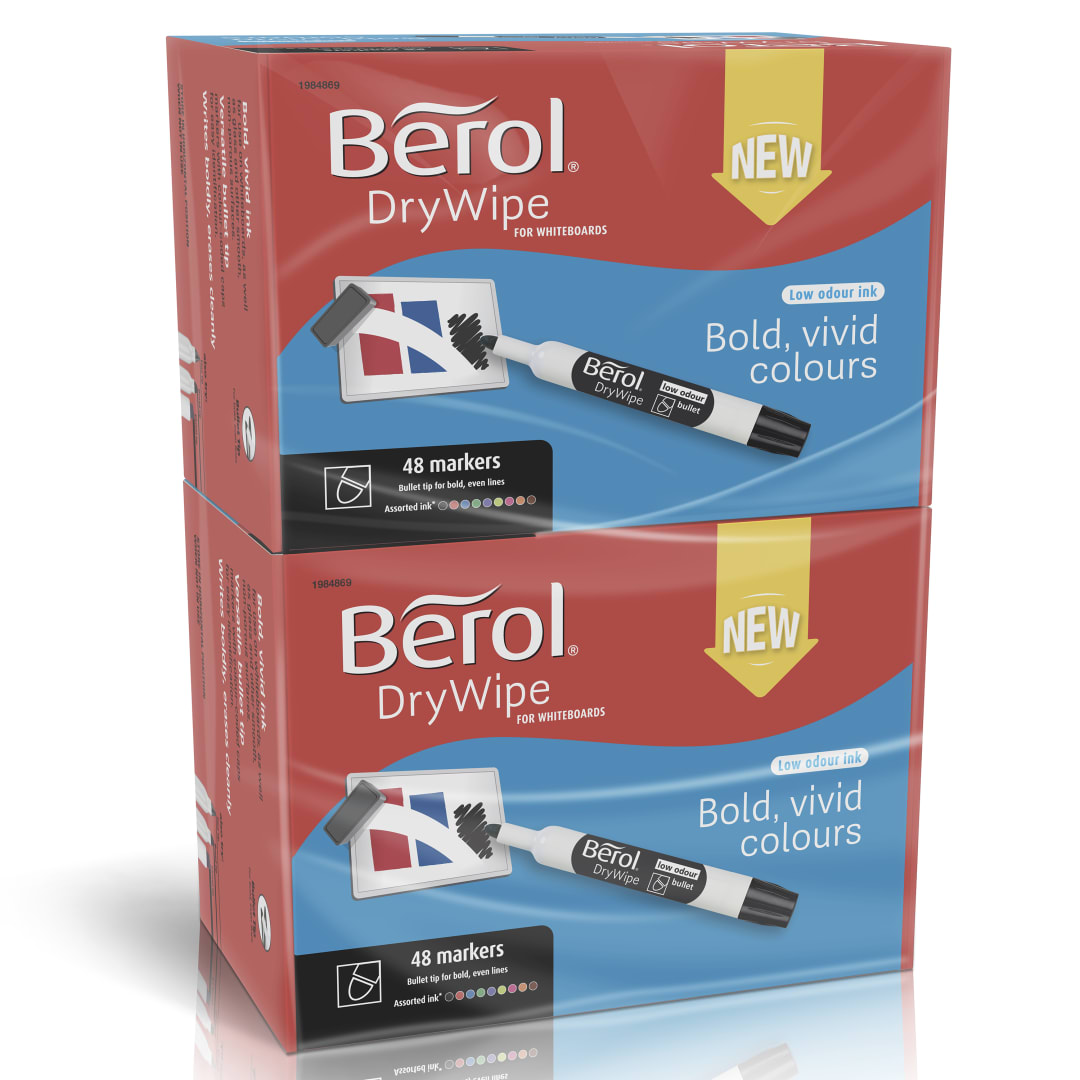 BEROL DRYWIPE MKR BUL.ASSTCLSPCK96