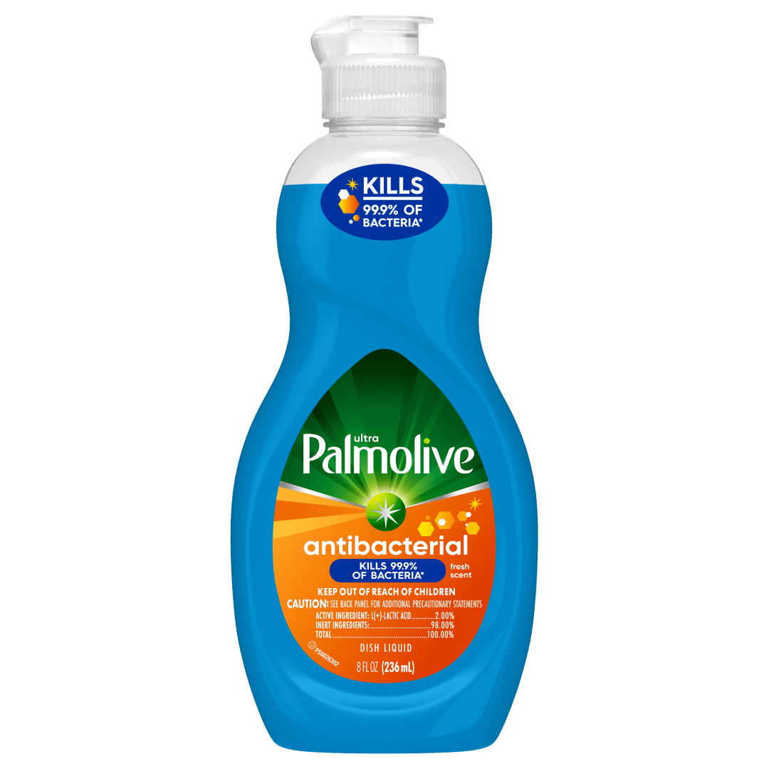 Ultra Palmolive Antibacterial Dish Liquid, Fresh Scent - 8 Fluid Ounce