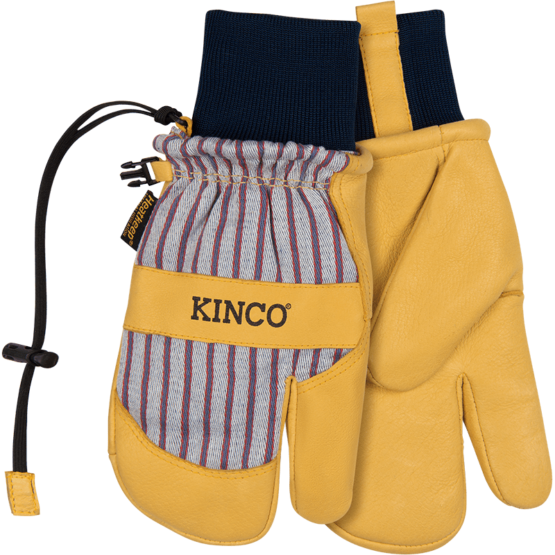 1927KWLT™ Lined Premium Grain Pigskin Lobster Ski Mitt with Omni-Cuff™