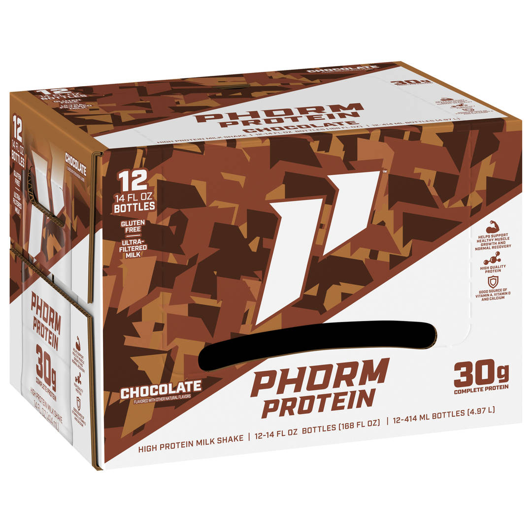 Phorm Protein Chocolate 12x14 oz Plastic Bottle CARRIER