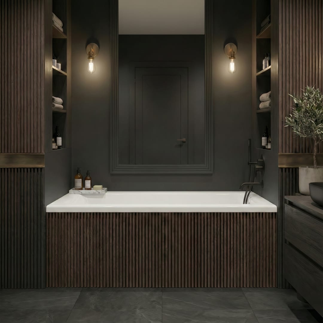 Dreamline Prism 60 x 36 AcrylX Drop-in Universal Drain Bathtub in White