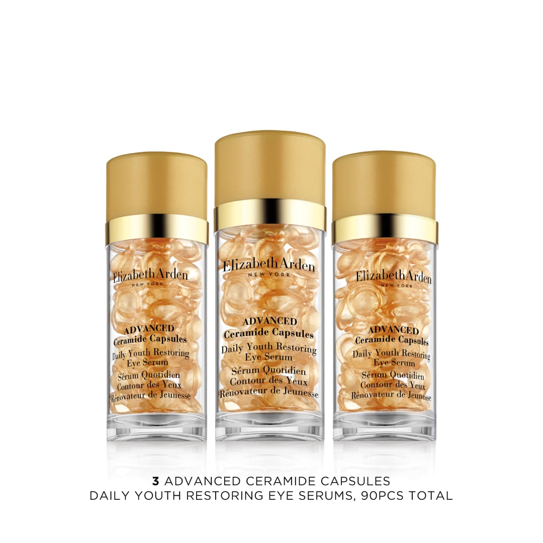 Travel Exclusive Advanced Ceramide Capsules Replenish & Restore for Eyes Trio Set