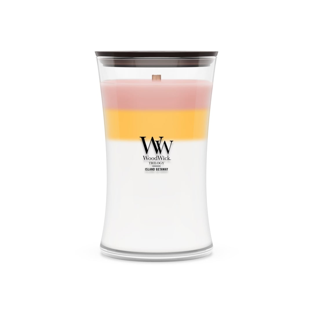 WoodWick Island Getaway Large Hourglass Trilogy Candle