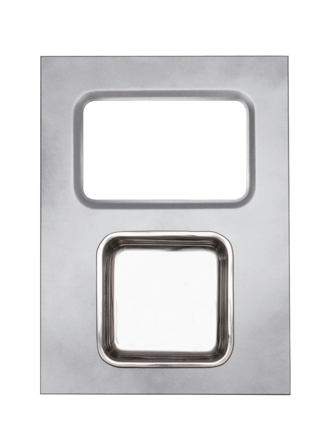  SPECTRUM - Single - Lid - Cube - Xl - Ashtray - Full-Ashtray - Silver Sparkle