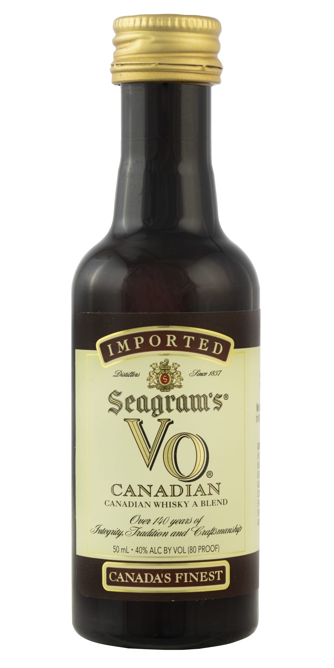 Seagrams VO Whiskey 60 Pack Dispenser 50ml 80 Proof