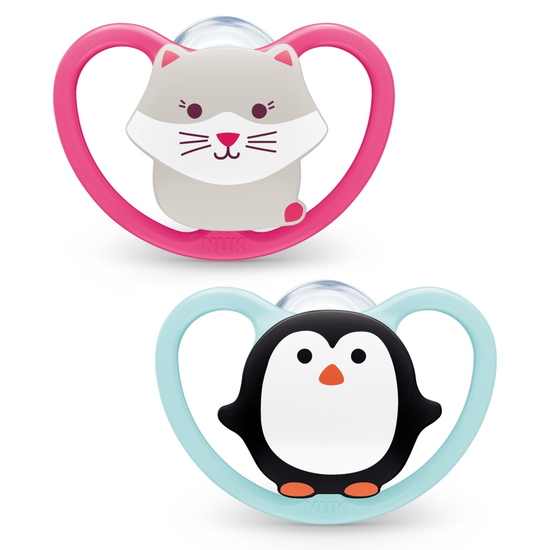 NUK PACIFIER SI3 FR/NL SPACE GIRL 2/BOX