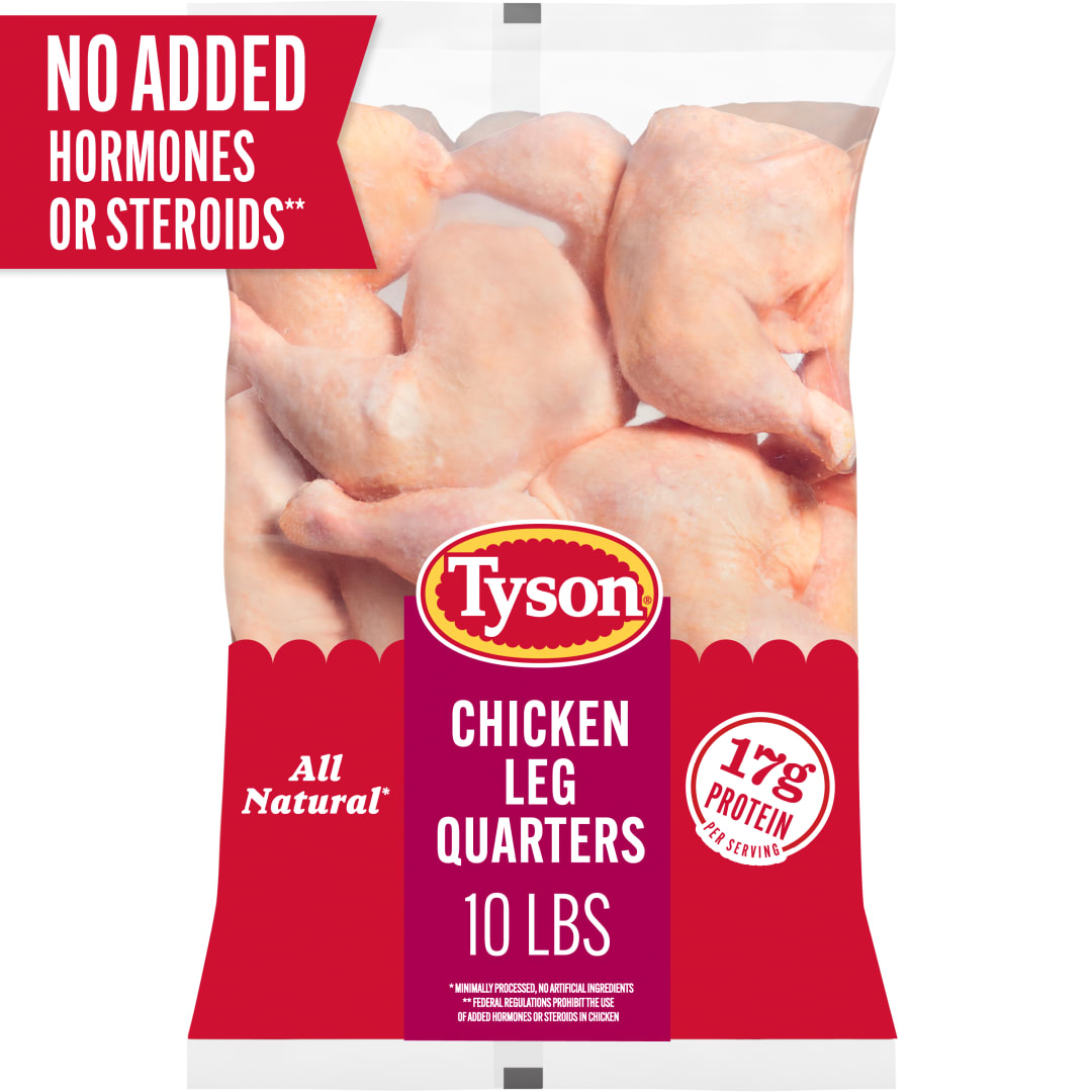 Tyson® Chicken Leg Quarters, 10 lb.