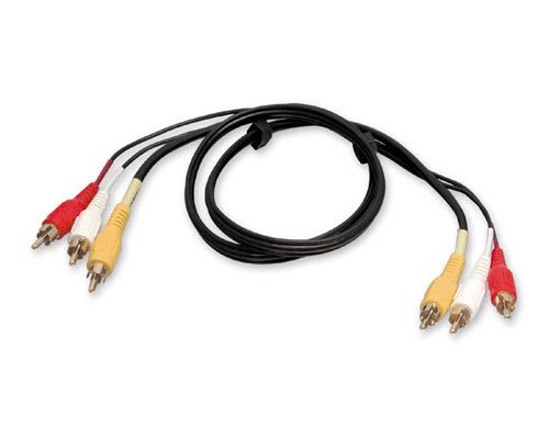 3 ft. 3-in-1 Composite RCA Audio/Video Cable