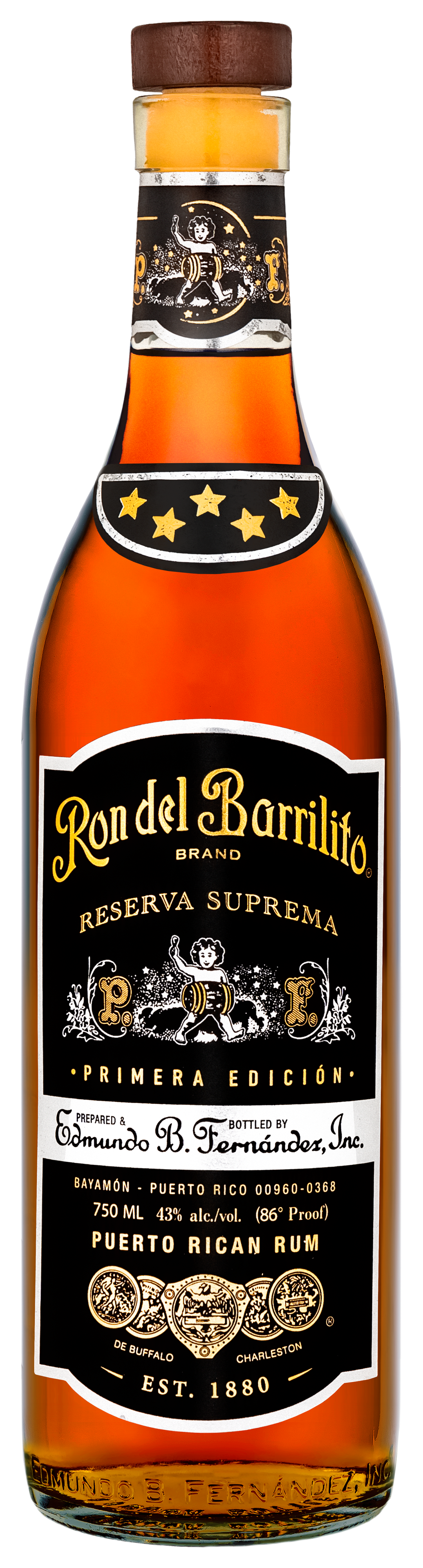Ron Del Barrilito Five Star Rum 750ml