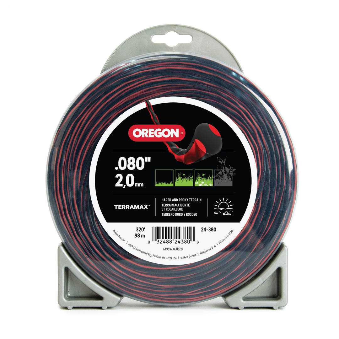 Oregon TerraMax .080" Diameter Trimmer Line, 1lb Donut