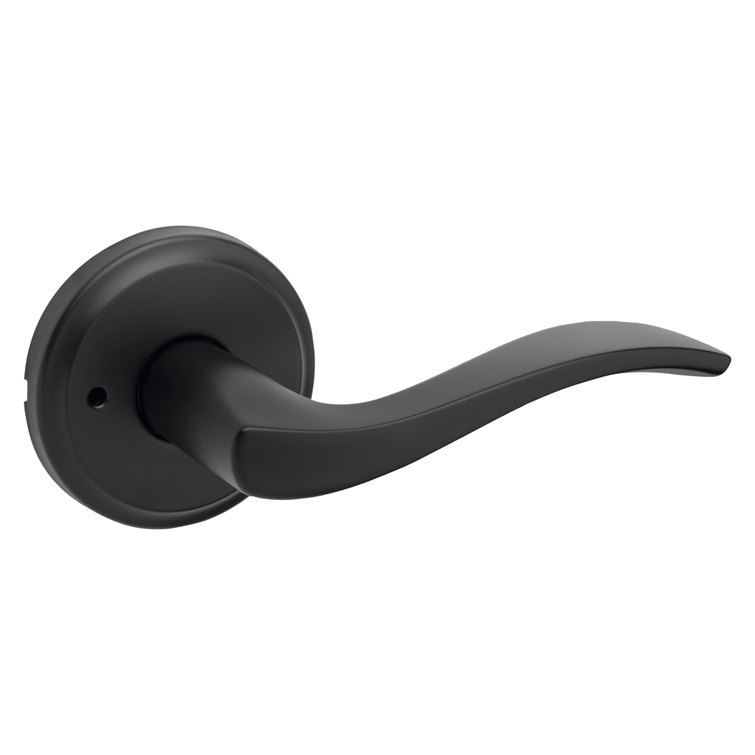 Sedona Bed/Bath Lever in Matte Black