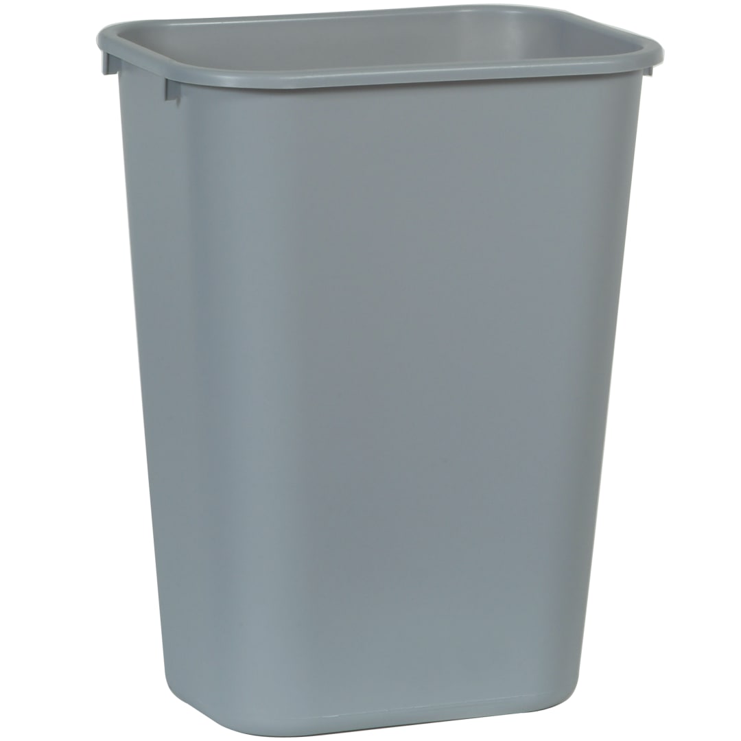 Rubbermaid Commercial Products 41Quart Black Wastebasket
