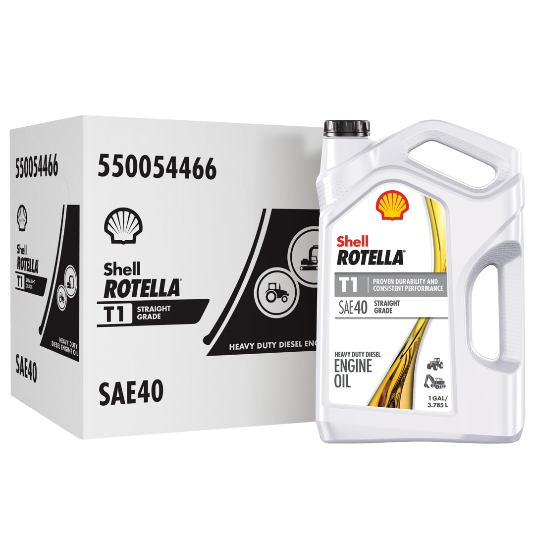 Shell Rotella T1 40 Diesel Engine Oil, 1 Gallon (3 Pack)