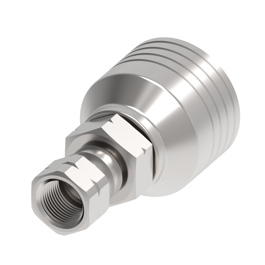 Aeroquip 4 Spiral Sae 45 Crimp Fitting
